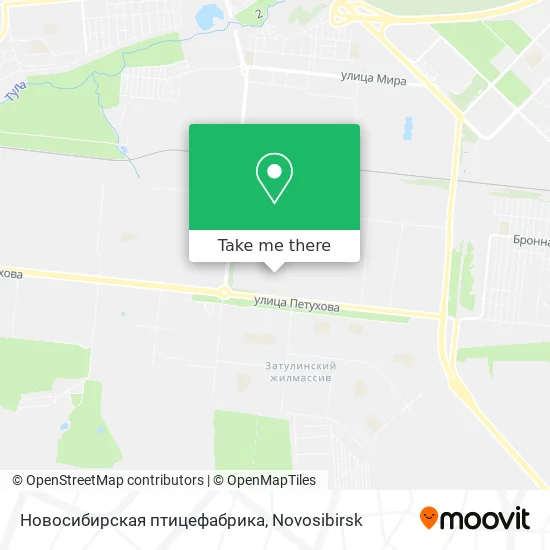 Новосибирская птицефабрика map