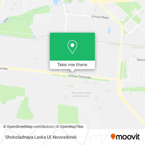Shokoladnaya Lavka Ul map
