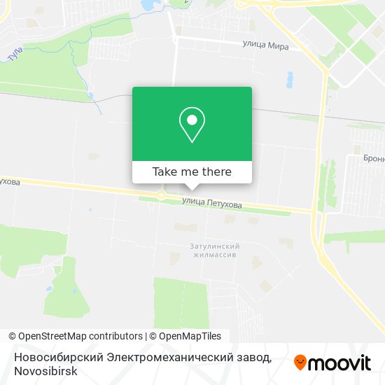 Новосибирский Электромеханический завод map