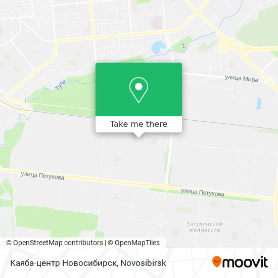 Каяба-центр Новосибирск map