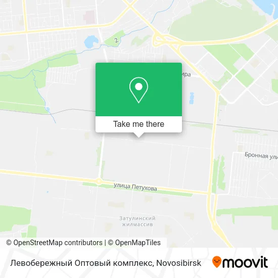 Левобережный Оптовый комплекс map