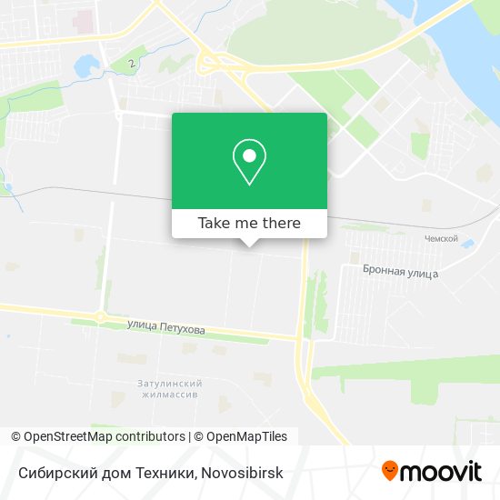 Сибирский дом Техники map