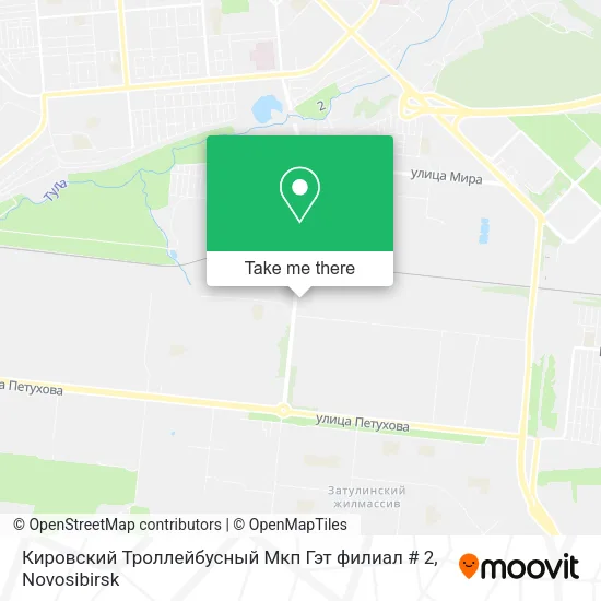Кировский Троллейбусный Мкп Гэт филиал # 2 map