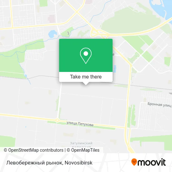 Левобережный рынок map