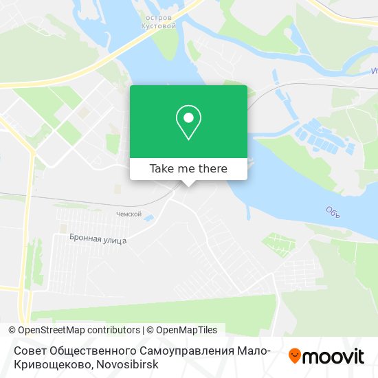 Совет Общественного Самоуправления Мало-Кривощеково map