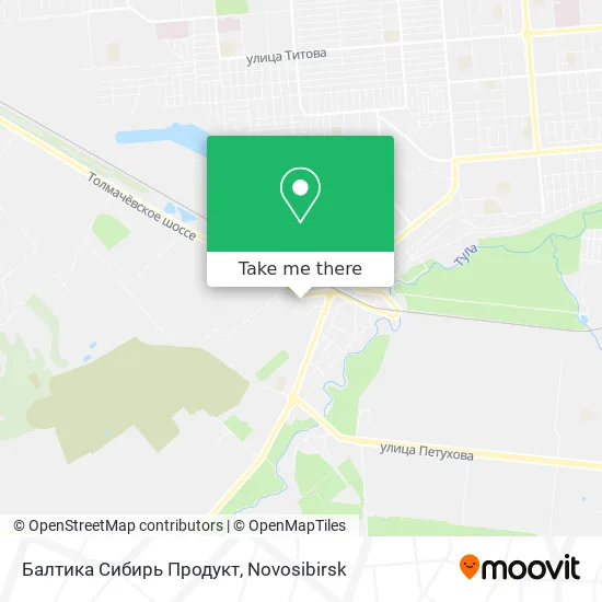 Балтика Сибирь Продукт map