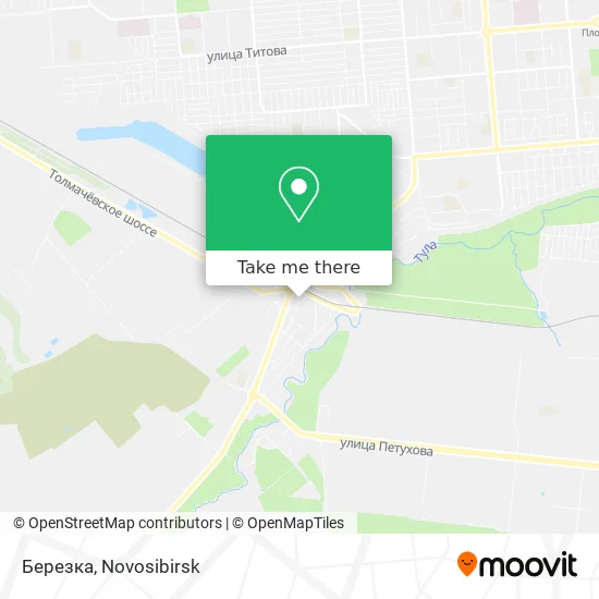 Березка map