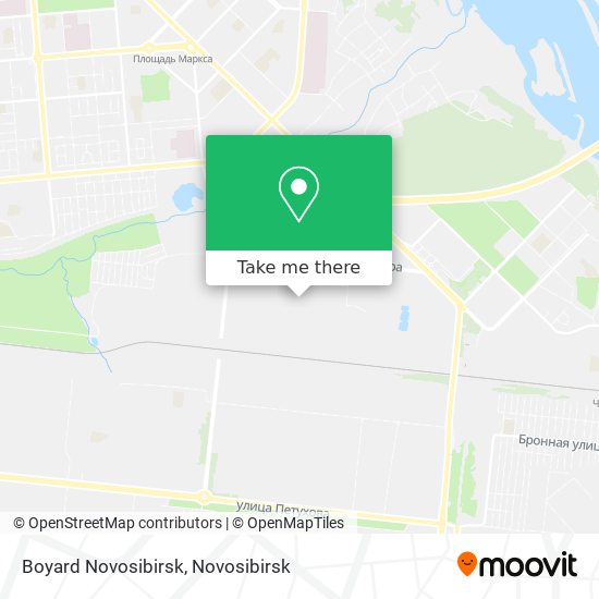 Boyard Novosibirsk map