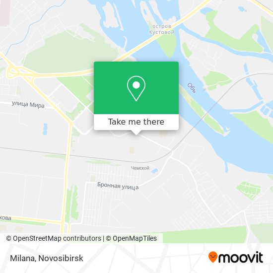 Milana map