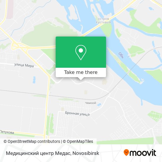 Медицинский центр Медас map
