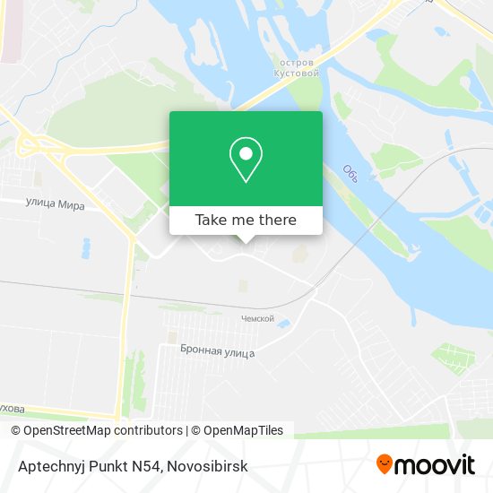 Aptechnyj Punkt N54 map