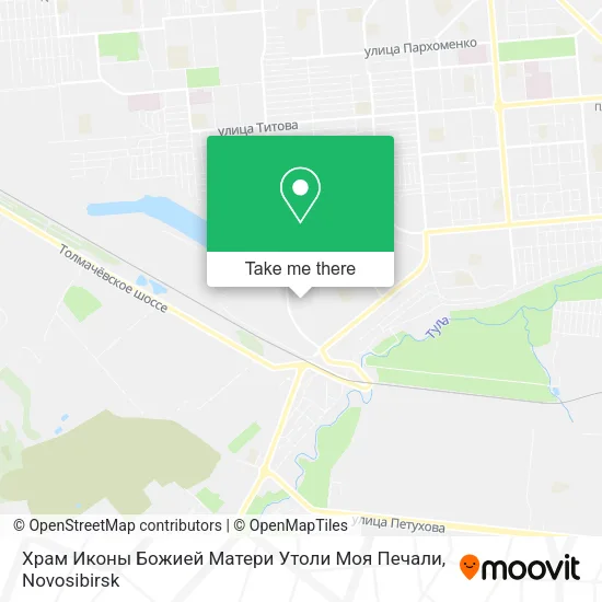 Храм Иконы Божией Матери Утоли Моя Печали map