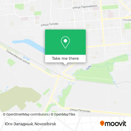 Юго-Западный map
