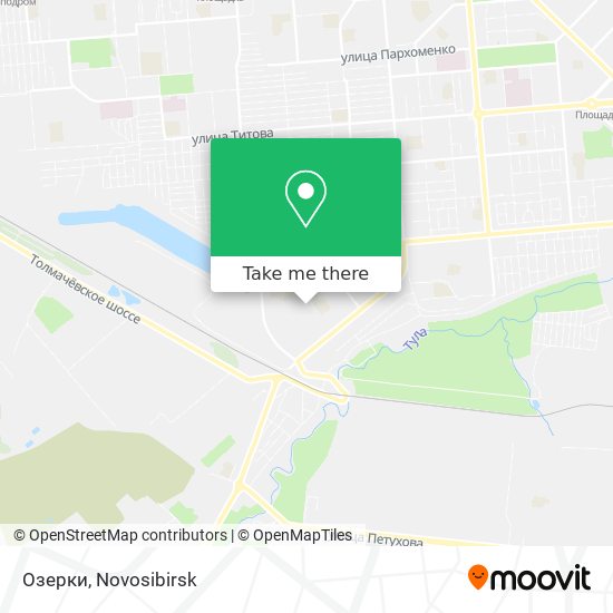 Озерки map