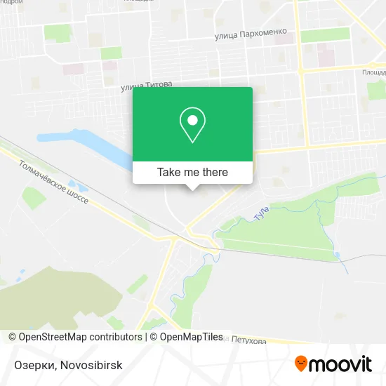 Озерки map