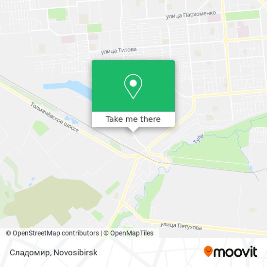 Сладомир map