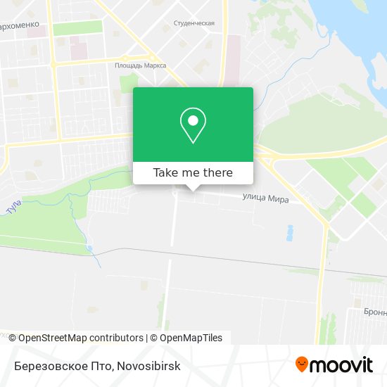 Березовское Пто map