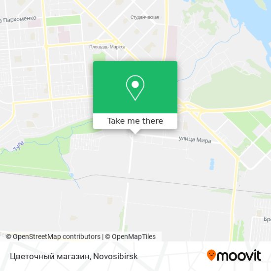Цветочный магазин map