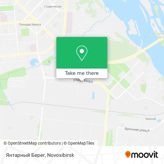 Янтарный Берег map