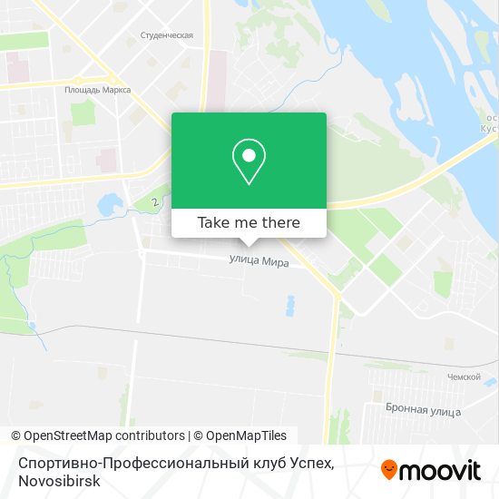 Спортивно-Профессиональный клуб Успех map