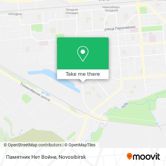 Памятник Нет Войне map