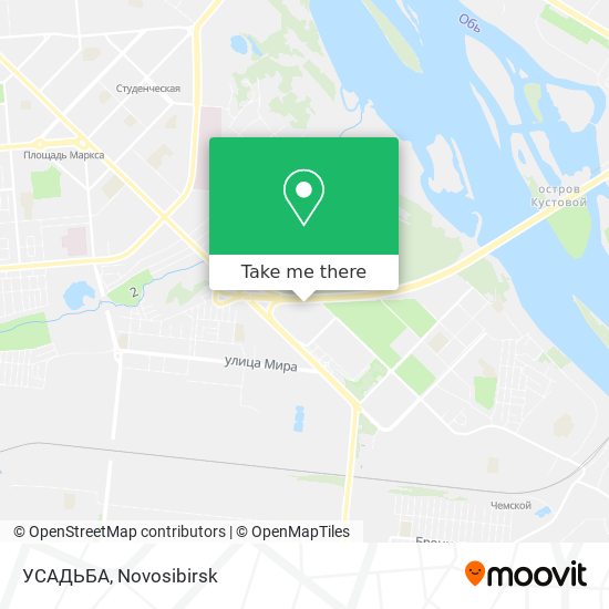 УСАДЬБА map