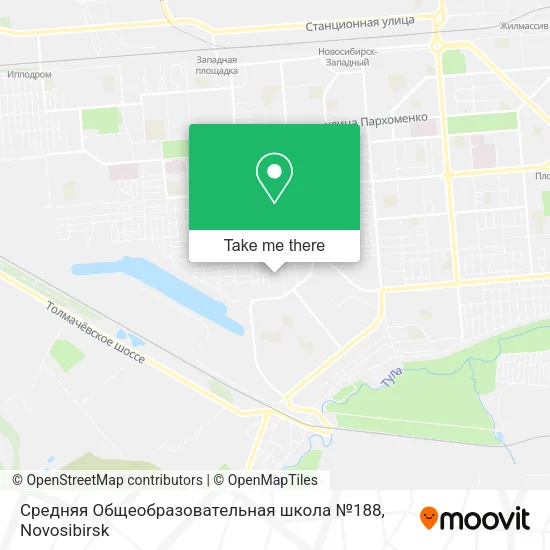Средняя Общеобразовательная школа №188 map