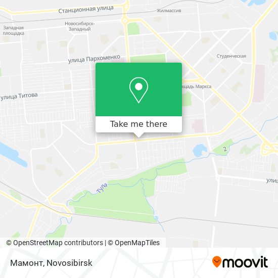 Мамонт map