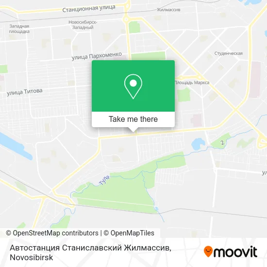 Автостанция Станиславский Жилмассив map