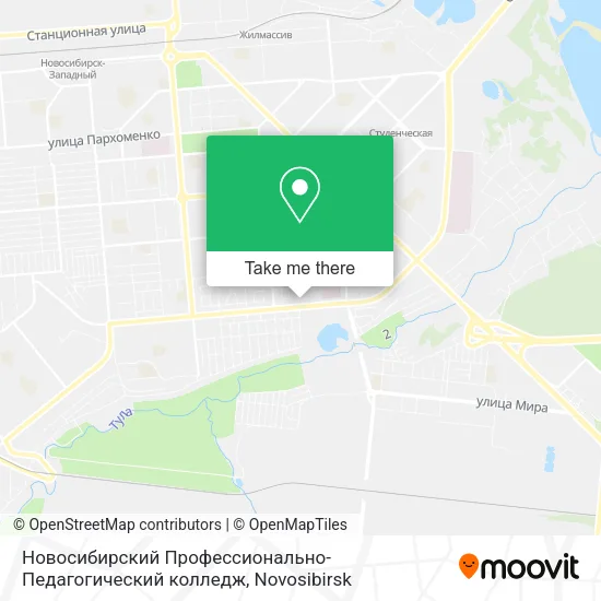 Новосибирский Профессионально-Педагогический колледж map