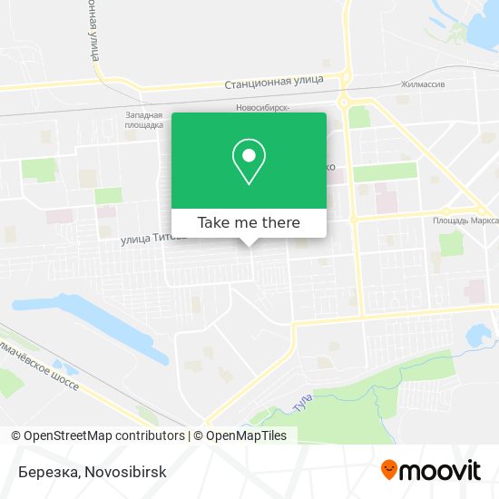 Березка map