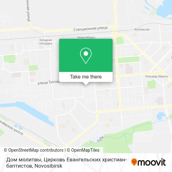 Дом молитвы, Церковь Евангельских христиан-баптистов map