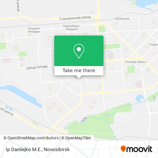 Ip Danilejko M.E. map
