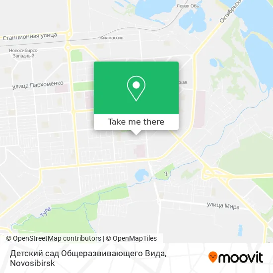 Детский сад Общеразвивающего Вида map