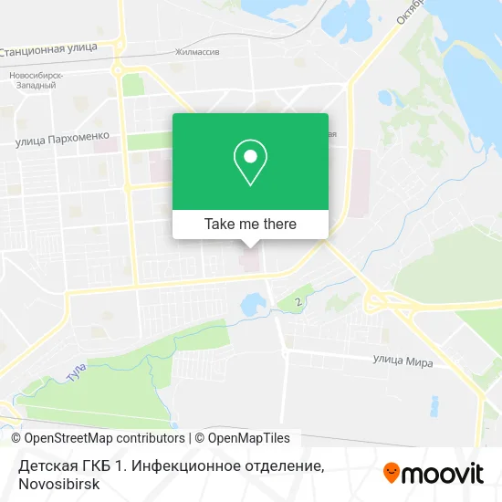 Детская ГКБ 1. Инфекционное отделение map