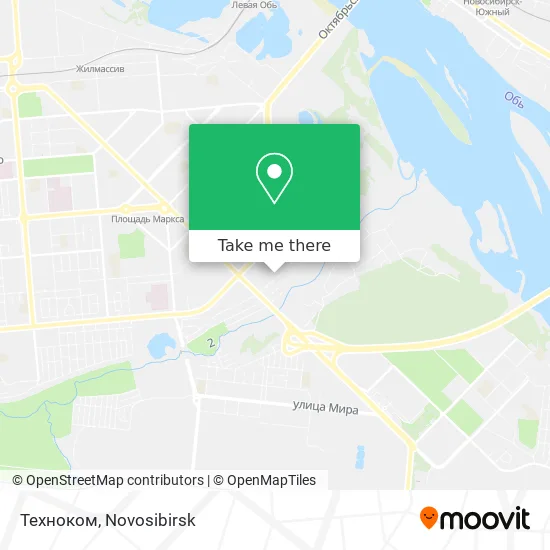 Техноком map