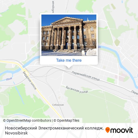 Новосибирский Электромеханический колледж map