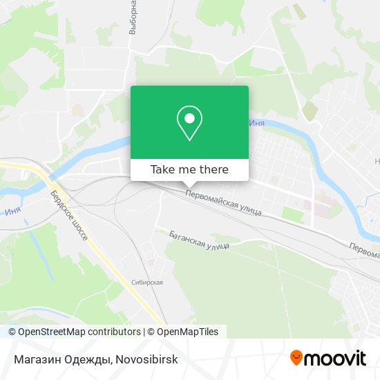 Магазин Одежды map