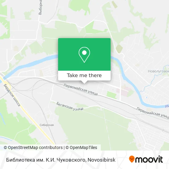 Библиотека им. К.И. Чуковского map