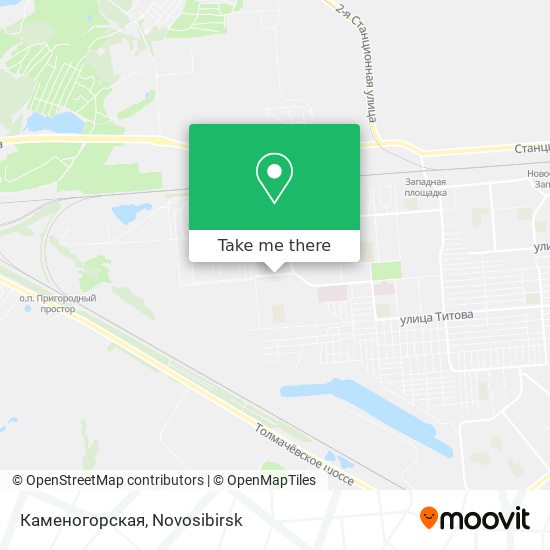 Каменогорская map