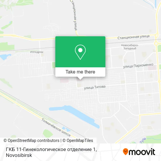 ГКБ 11-Гинекологическое отделение 1 map