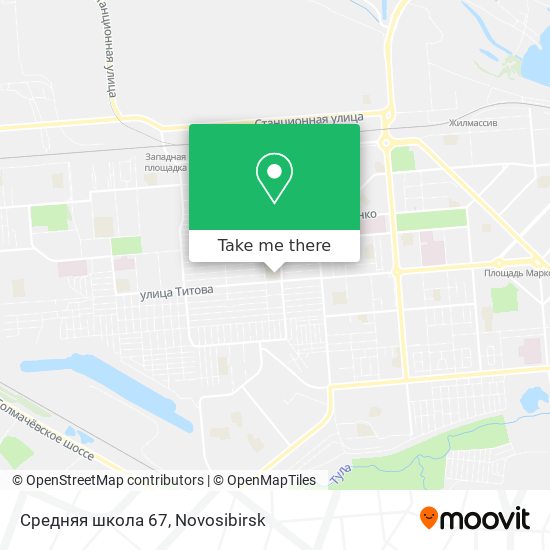 Средняя школа 67 map