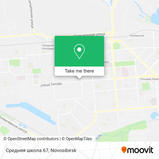 Средняя школа 67 map