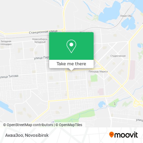 АкваЗоо map