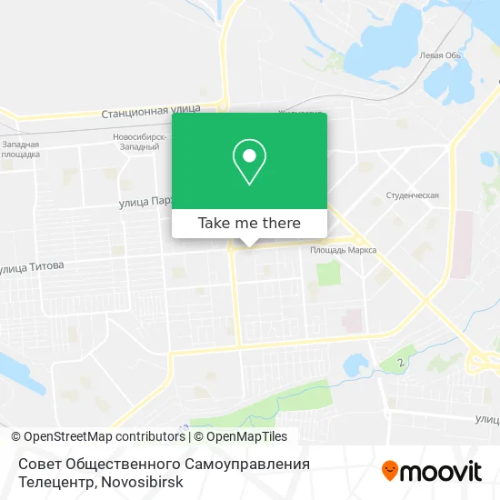 Совет Общественного Самоуправления Телецентр map