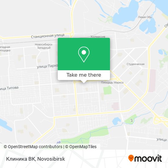 Клиника ВК map