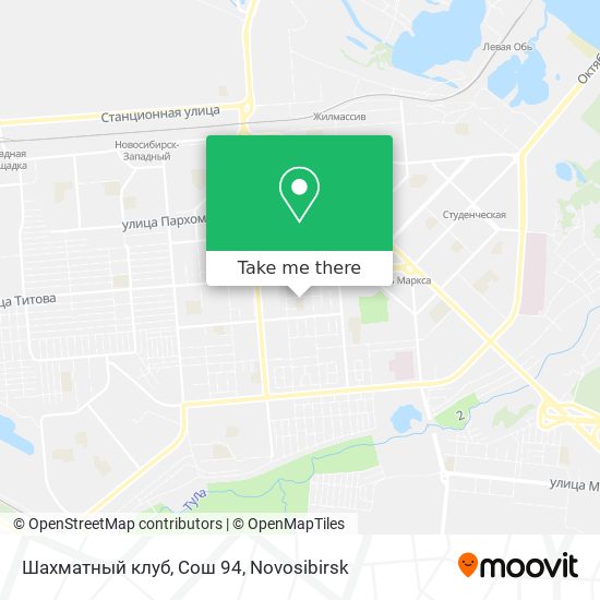 Шахматный клуб, Сош 94 map