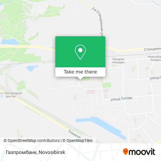 Газпромбанк map