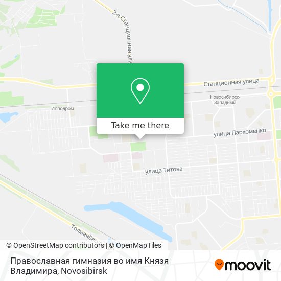 Православная гимназия во имя Князя Владимира map