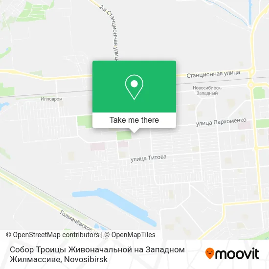 Собор Троицы Живоначальной на Западном Жилмассиве map